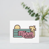 Miami Postkarte (Stehend Vorderseite)