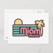 Miami Postkarte (Vorne/Hinten)