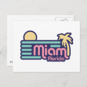 Miami Postkarte (Vorne/Hinten)