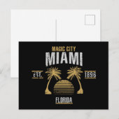 Miami Postkarte (Vorne/Hinten)