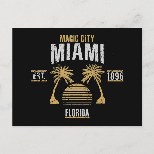 Miami Postkarte (Vorderseite)