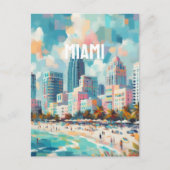 Miami Postkarte (Vorderseite)