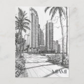 Miami Postkarte (Vorderseite)