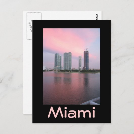 Miami Postkarte (Vorne/Hinten)