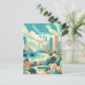 Miami Postkarte (Stehend Vorderseite)