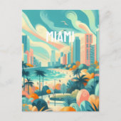 Miami Postkarte (Vorderseite)