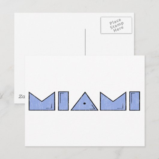 miami postkarte (Vorne/Hinten)