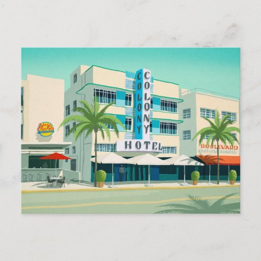 Miami Postkarte (Vorderseite)