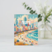 Miami Postkarte (Stehend Vorderseite)