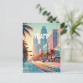 Miami Postkarte (Stehend Vorderseite)