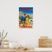 Miami-Reiseplakat Poster (Küche)