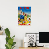 Miami-Reiseplakat Poster (Heimbüro)
