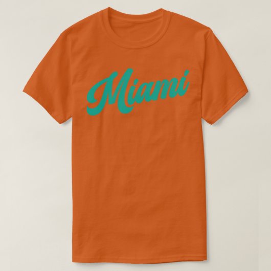 Miami Retro Miami Delphins T-Shirt (Design vorne)