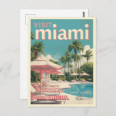 Miami Retro Sentiero in Cresta: Monte Lema - Monte Postkarte (Vorne/Hinten)