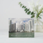Miami River Postcard Postkarte (Stehend Vorderseite)