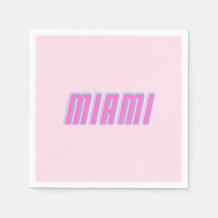 Miami Rosa Serviette