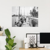 Miami Sailboats, 1905 Poster (Heimbüro)