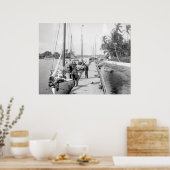 Miami Sailboats, 1905 Poster (Küche)