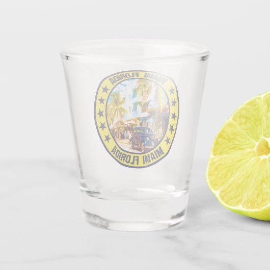 Miami Schnapsglas (Rückseite)
