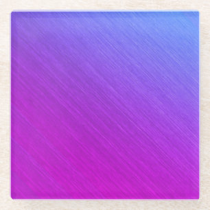 Miami Shine Lila Ombre Glasuntersetzer