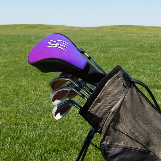 Miami Shine Monogram Golf Headcover (In SItu)