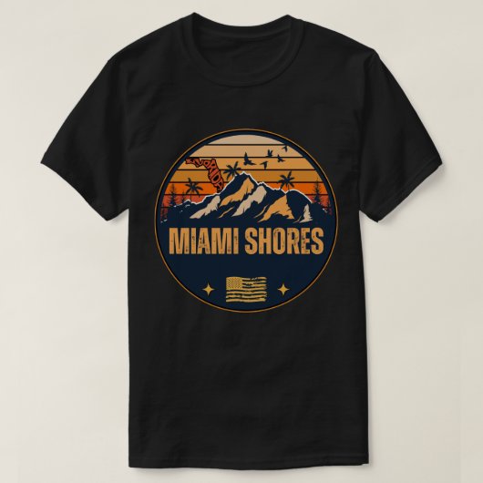 Miami Shores, Florida T-Shirt (Design vorne)