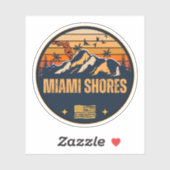 Miami Shows, Florida Aufkleber (Blatt)