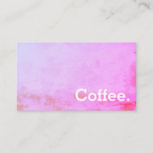 Miami Simple Loyalty Coffee Punch Card gestört