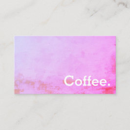 Miami Simple Loyalty Coffee Punch Card gestört Treuekarte