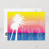 Miami Sky Postcard Postkarte (Vorne/Hinten)