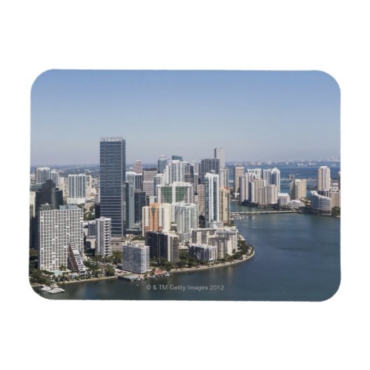 Miami Skyline 3 Magnet (Horizontal)