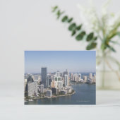 Miami Skyline 3 Postkarte (Stehend Vorderseite)