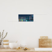 Miami Skyline bei dusk Poster (Küche)