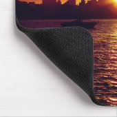 Miami Skyline bei Sunset Mousepad (Ecke)