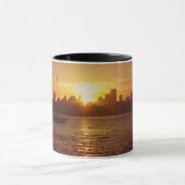 Miami Skyline bei Sunset Tasse (Zentrum)