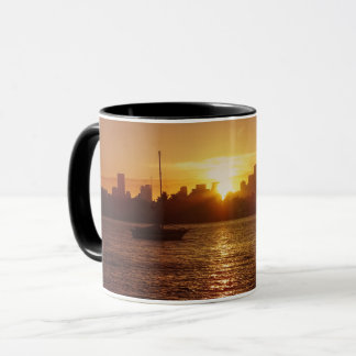 Miami Skyline bei Sunset Tasse