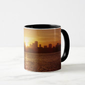 Miami Skyline bei Sunset Tasse (VorderseiteRechts)
