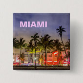 MIAMI-SKYLINE BUTTON (Vorderseite)