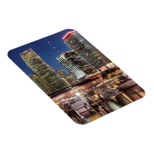 Miami Skyline City in Florida Magnet (Rechte Seite)
