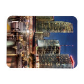 Miami Skyline City in Florida Magnet (Horizontal)