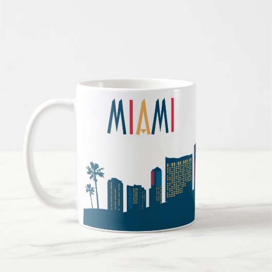 Miami Skyline Coffee Tasse (Links)