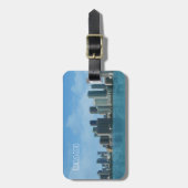Miami Skyline Gepäckanhänger (Vorderseite vertikal)