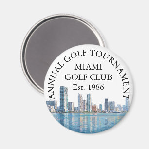 Miami Skyline Golf Club Turnier individuell Magnet