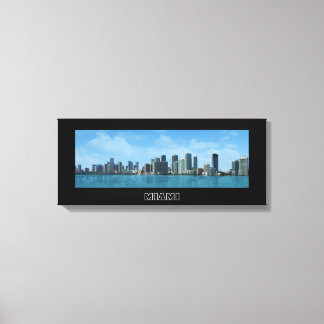 Miami-Skyline Leinwanddruck