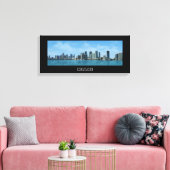 Miami-Skyline Leinwanddruck (Insitu (Wohnzimmer))