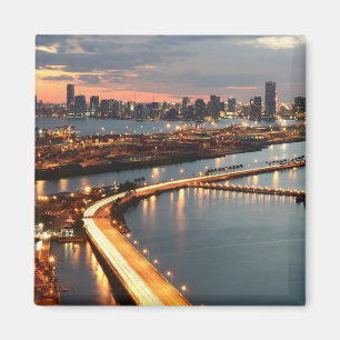 Miami-Skyline Magnet