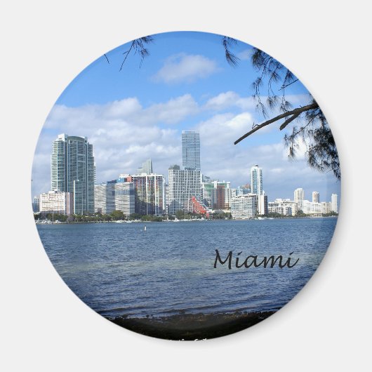 Miami Skyline Magnet (Vorne)