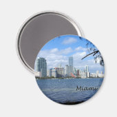 Miami Skyline Magnet (Vorderseite/Rückseite)