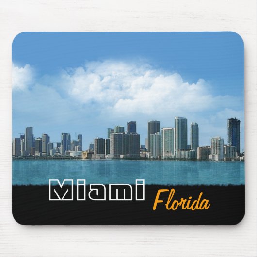 Miami-Skyline Mousepad (Vorne)