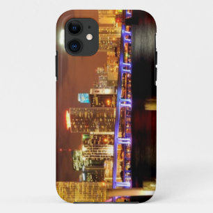 Miami-Skyline nachts, Florida Case-Mate iPhone Hülle
